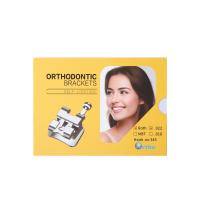 L'autolégation métallique ortodontique support Roth Braces 0.022 0.018 fente