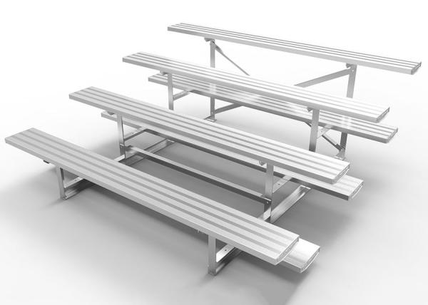 Easy Assembly Modular Grandstands Aluminum Bleacher Planks For Tennis Court