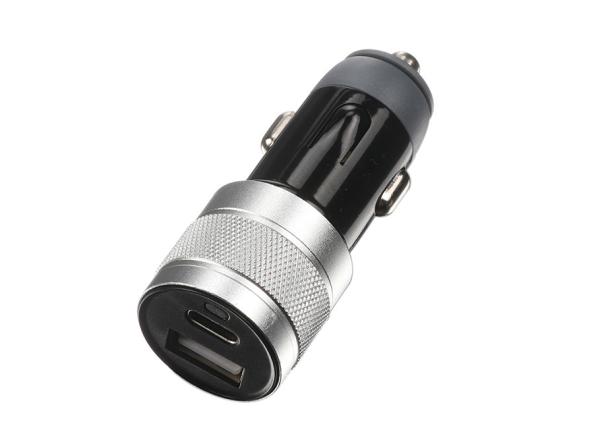 OEM/ODM Car Charger Adapter With Type C USB Plug Aluminum Alloy Bottom Cover