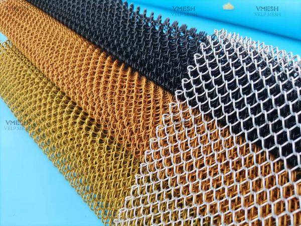 Stainless Steel Architectural Crimped Wire Mesh 12x12mm Hole Size