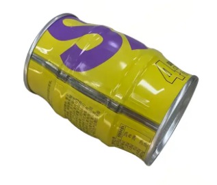 Custom Printed Tin Can Coffee Coconut Water Metal Tin Bottle  Big Drum Shape for Drinks for Food Storage