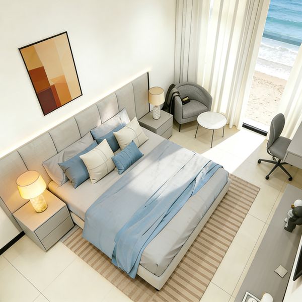 Modern Five-Star Hotel Bedroom Set Furniture Customized Hotel Project