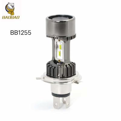 12V Metal White H4 LED Bulb With Fan Motorcycle Interior Light
