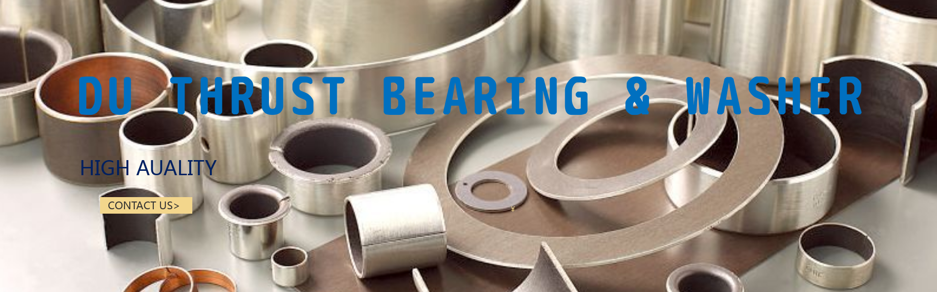 Steel Backed Dry Bush Thrust Bearing Washer  Material