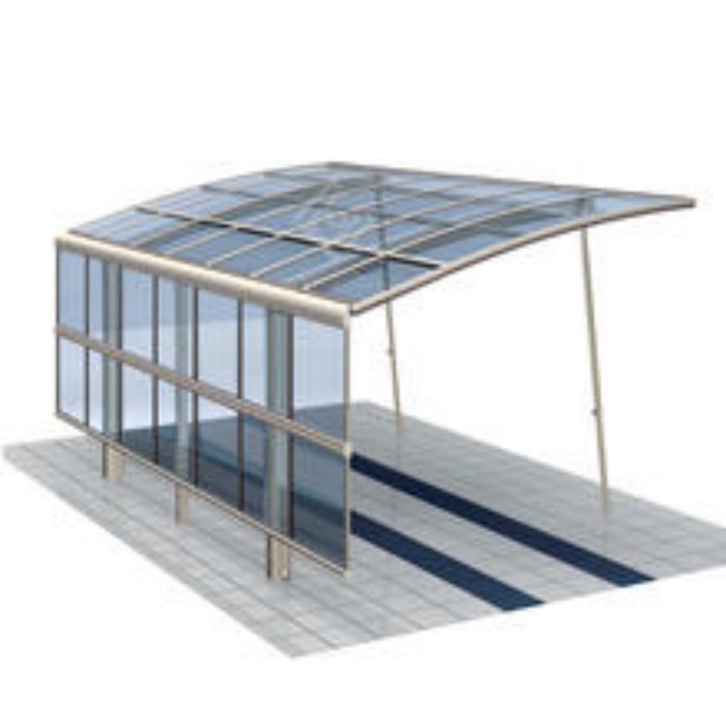 0.8mm-8mm Transparent Solid Polycarbonate Sheet Carport Awning Rain Shelter UV-resistant