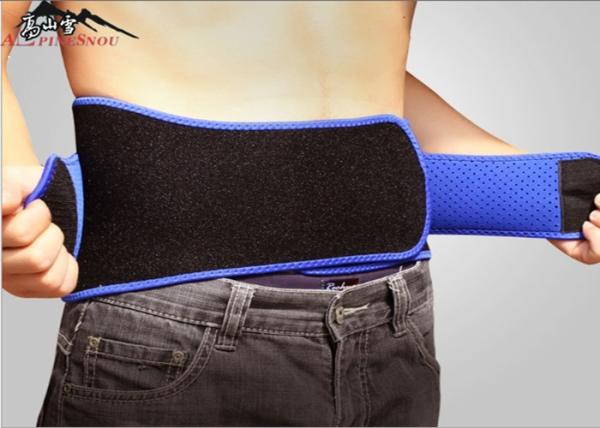 Ceinture réglable respirable de Suport de dos lombaire du néoprène, ceinture de trimmer de taille de forme physique