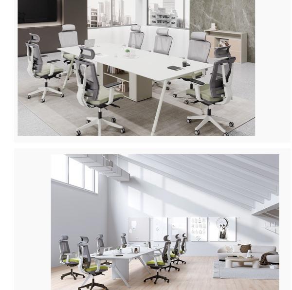 Modern Blue and Black Executive Swivel Office Task Chair for Ergonomic Workstation