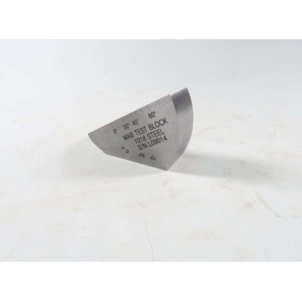 Bloque de calibración ultrasónica de MAB Rompas conforme con la norma ASTM E164