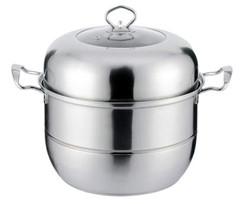 Multi-Layer 28cm Kitchen Pots Cookware Stainless Steel Cooking Pot 3 Layer Food Steamer Pot