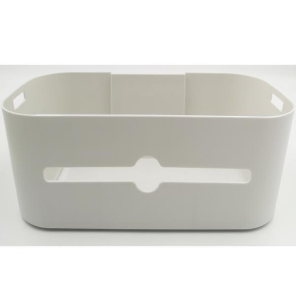Restaurants Anti-odor Wall Mounted Hanging Slide Cover Trash Can Plastic Rubbish Bin