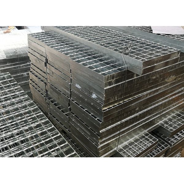 Non Slip Q345 Hot Dip Galvanized Steel Grating For Bridge Pavement