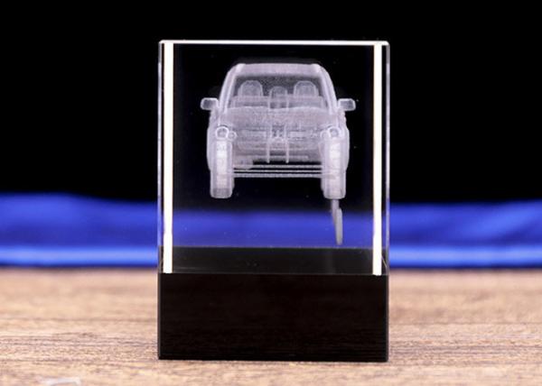 Original Design Crystal Decoration Crafts With 3D Laser Engraving Car Model