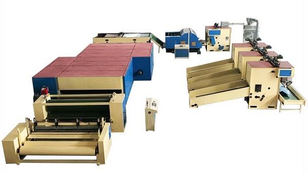 Stiff Wadding Nonwovens Glue Free Wadding Production Line For Sintepon Dacron