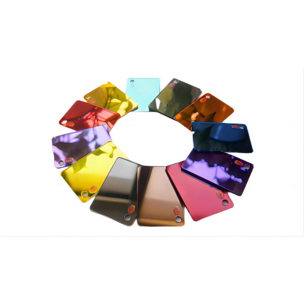 OEM Custom Service Perspex Mirror Sheet Теплоустойчивый для декоративного материала Режущиеся зеркальные листы