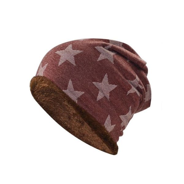 Full Printed Knitted Winter Hat Custom Embroidered Beanies 56cm 58cm