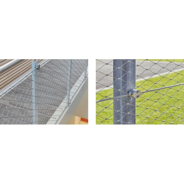 304 Aviary Stainless Steel Stair Rope Mesh Cable Netting