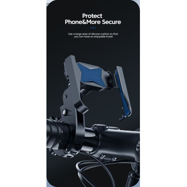 Clip de guisante soporte de teléfono soporte de bicicleta para bicicleta / motocicleta