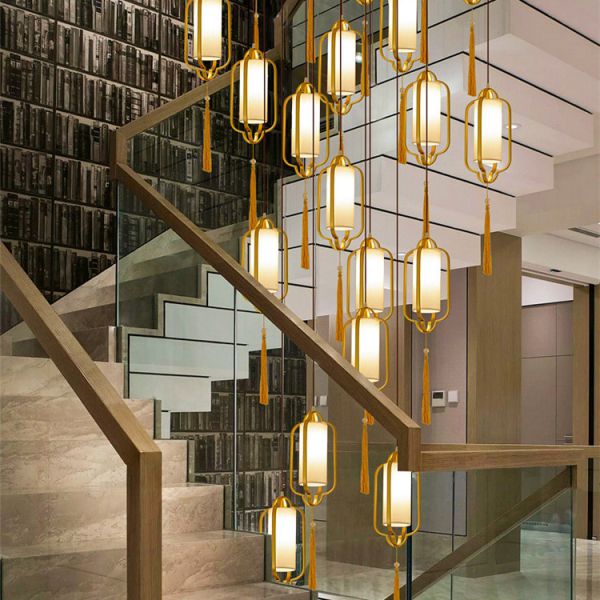 Sala de estar grande de Nodic Art Modern Pendant Light For del paño del hierro