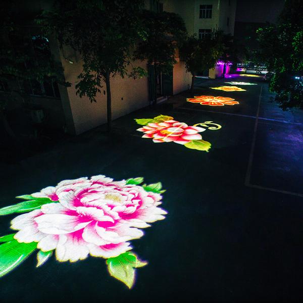 Custom 400W Outdoor IP65 Waterproof Rotating Advertising Image Projection Lamp Gobo Shop Logo Projector
