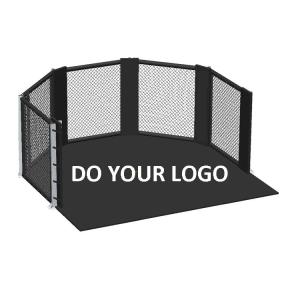 4X4m To 8x8m MMA Floor Cage Heavy Gauge Structural Steel Octagon Fight Cage