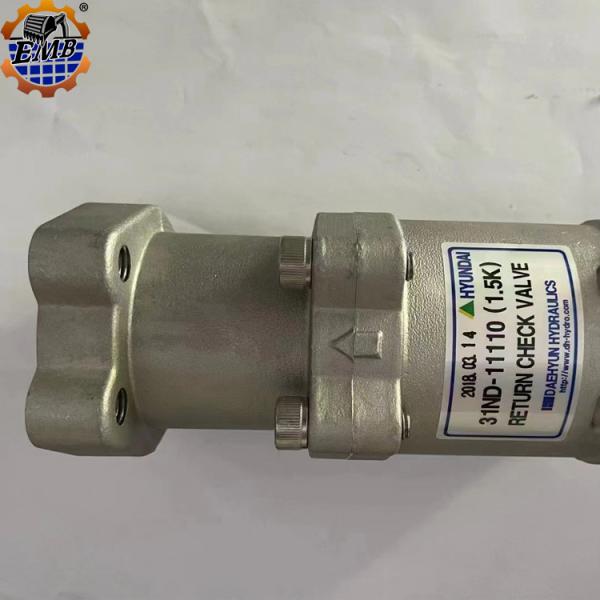 Original 31ND-11110 Hyundai válvula de verificação Assy para escavadeira R500/520