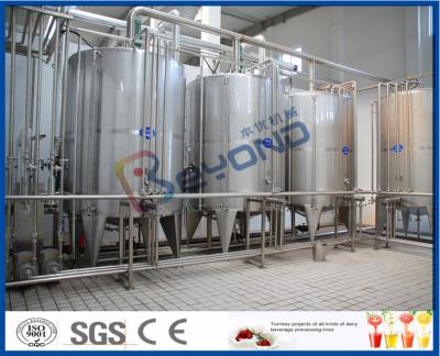 2000LPH thick texture  greek Yogurt Making Equipment , 150 - 600kw Industrial Yogurt Maker