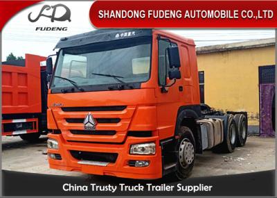 6X4 Type 375Hp Flatbed Used Tractor Head Trucks