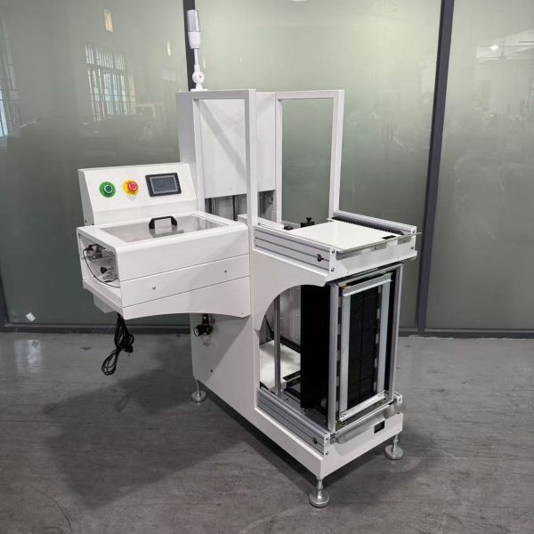 250L Frame-Type Automatic PCB Loading Machine with 50-250mm PCB Width, Compact Design, and 900±50mm Conveying Height