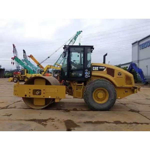 Cheap 9 Ton Caterpillar CB54B Tandem Steel Wheel Road Roller Equipment