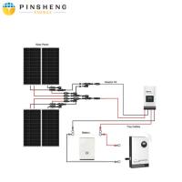 Fora do armazenamento completo 5kwh 10kw 8kw da bateria do sistema solar da grade