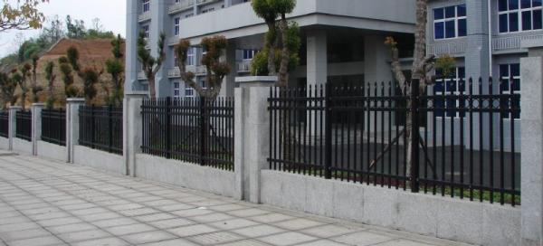 Metal Residential Light Commercial Ornamental Aluminum Fence , Customized Size