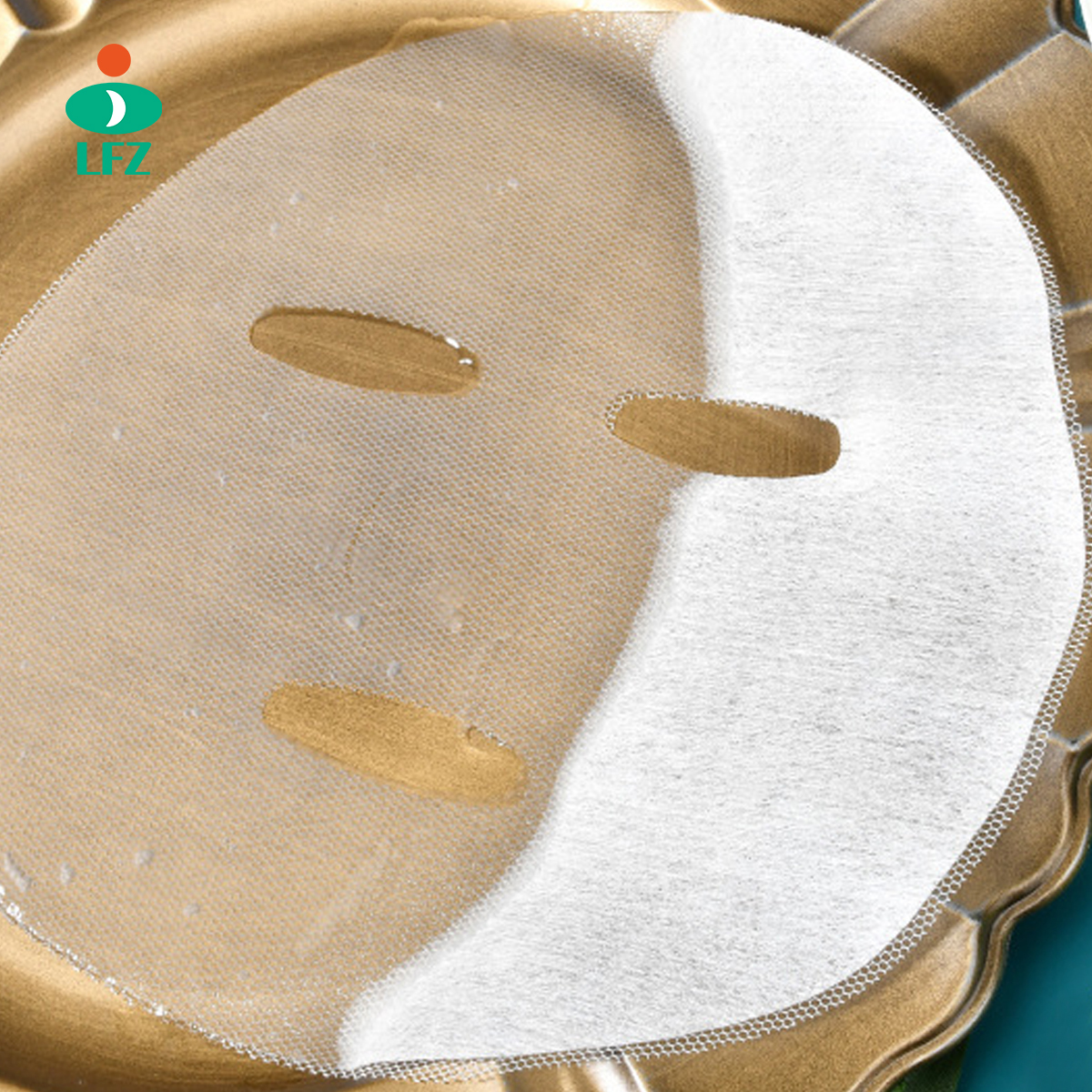 DIY White Color Dry Facial Mask Sheet Material Hyaluronic Acid, and Lyocell Fiber Korean Beauty Face Masks for All Skin