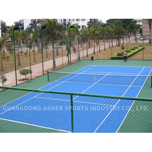 Слипчивый акриловый суд Eco на открытом воздухе справляясь поверхностная польза площадки для бадминтона