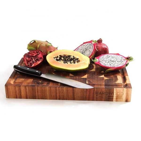 Custom Logo Acceptable Multi-function Wood Heat Resistant Cutting Board for