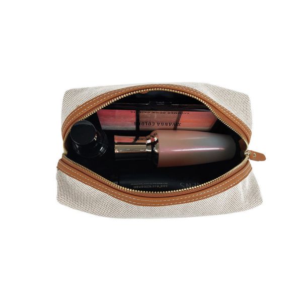 Mini Cosmetic Bags Custom Logo Travel Heavy Canvas Makeup Bags Toiletry Bag for Girls