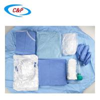 Kit de cortinas cirúrgicas dentais orais descartáveis azuis com certificação CE ISO13485