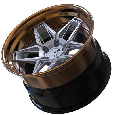 22 polegadas três partes forjaram as rodas JWL bordas automotivos de 3 partes