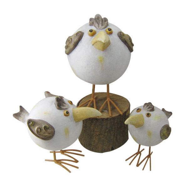 Handcrafted Garden Sculptures And Ornaments , Chicken Garden Ornaments