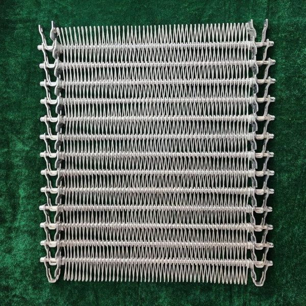                  Heat Resistant Stainless Steel Spiral Wire Mesh Belt for Food Cooling Industry             