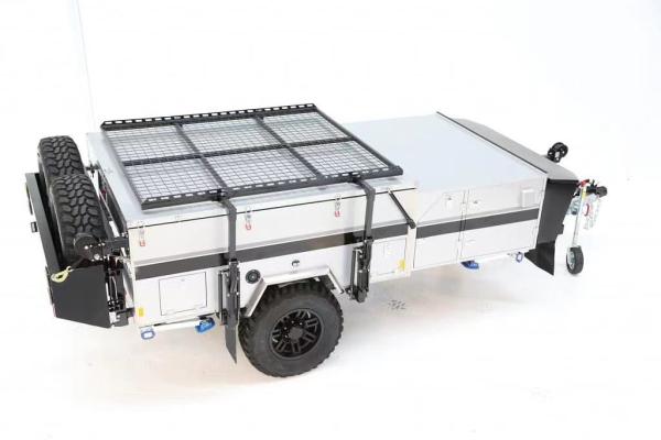 Off Road Trailer Caravan With Outdoor Kitchen External With Complete Electrical System