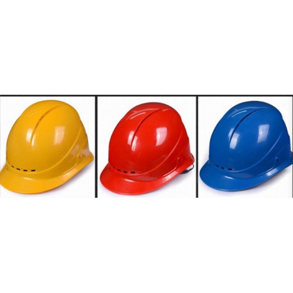 Blue Yellow ABS Safety Helmet Linemans Tools Power Construction Hard Hats