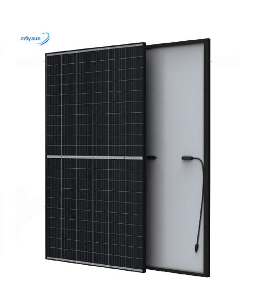 Best selling products various types 385w photovoltaic flexible all black shingled china solar panels