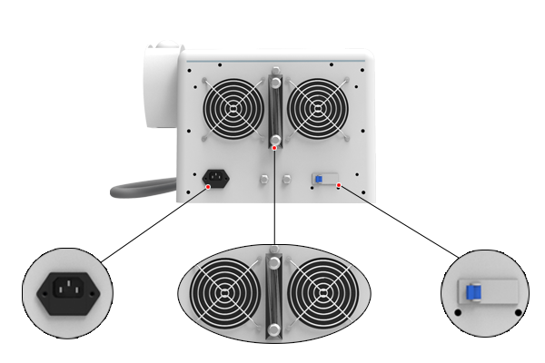 Newest medical CE approval mini 808 nm diode laser hair removal machine