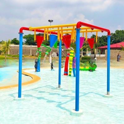 Fiberglass Multiple Colored Water Park Buckets Amusement Water Park Spray Toys