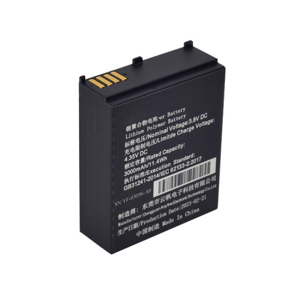 3.8V 3000mAh Записывающий для правоохранительных органов Батарея Литий полимерная батарея CB PSE