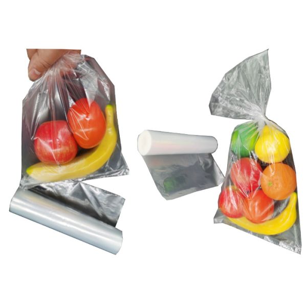 Clear Poly HDPE Chilled Food Packaging Self Sealing Biodegradable Freezer Bags