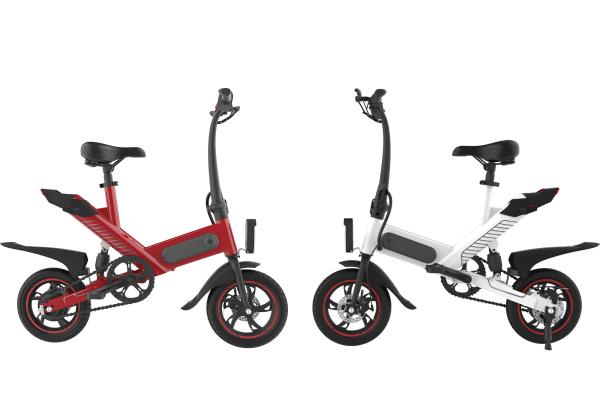 Carbon Steel Electric Pedal Bike 350W Brushless Contour Engine 25KM/H High Efficiency