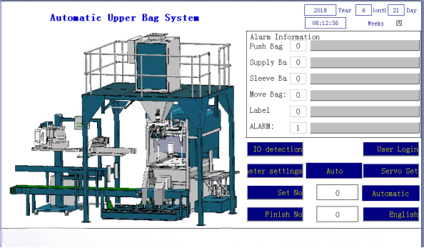 Powder Wheat Maize Flour Automatic Bagging Machine 5kg 15kg 25kg 50kg Per Bag