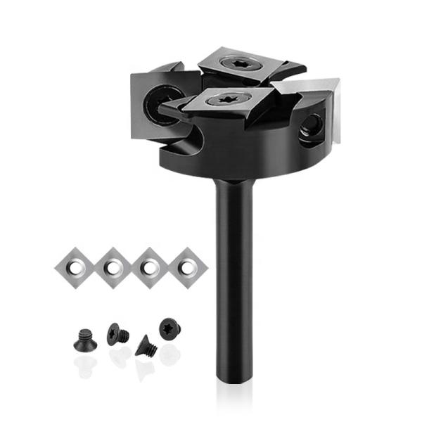 Hot Sales Replace the Blade Bits Insert-Style Spoilboard  Bit  Surface Planer 2+2 CNC Surfacing Router Bits for Wood