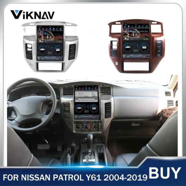 12.1 дюймовый сенсорный экран для Nissan Patrol 2004-2019 GPS навигационный мультимедийный проигрыватель Android Wireless Carplay